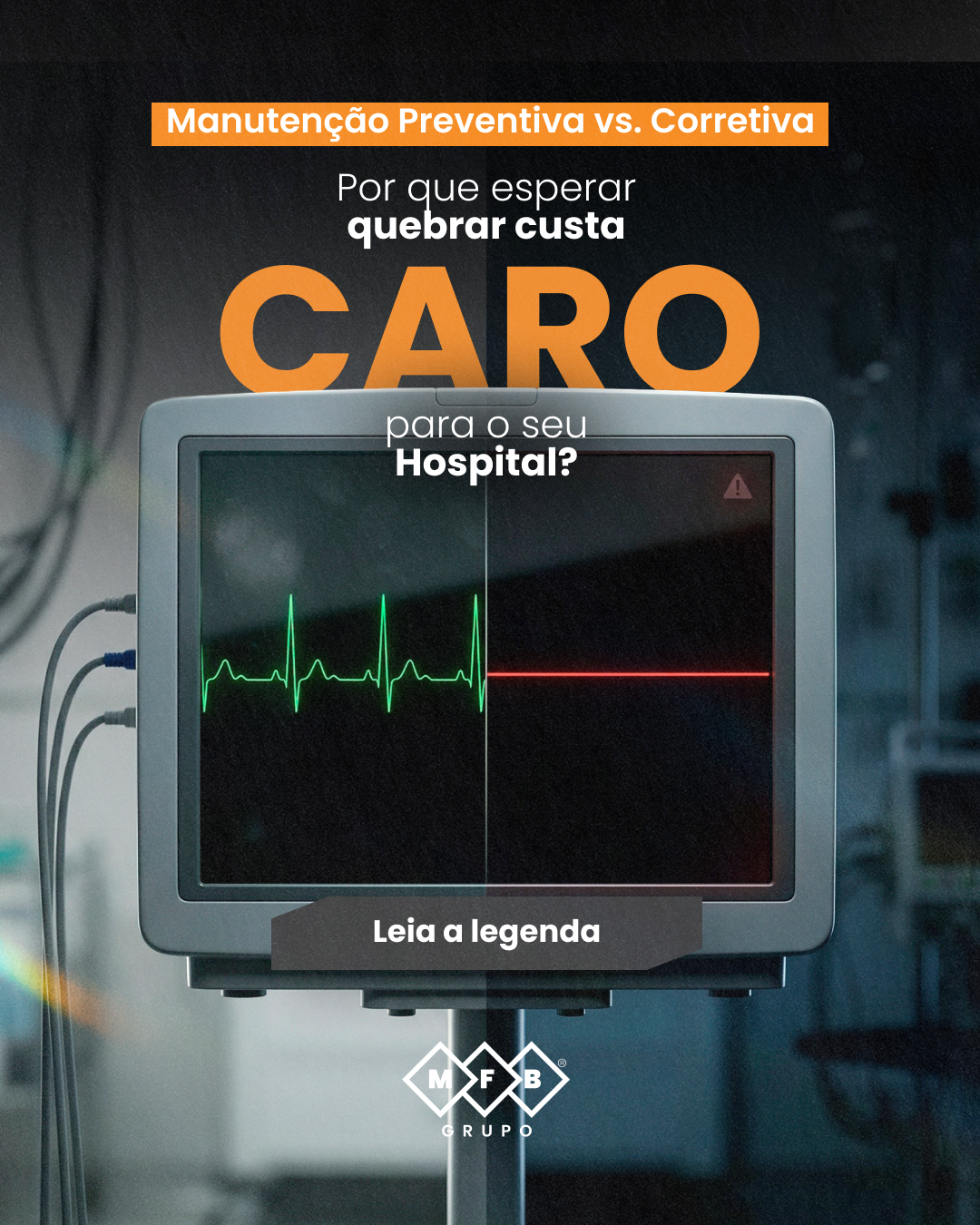 Manutenção Preventiva vs. Corretiva Por que esperar quebrar custa caro para o seu Hospital?Manutenção Preventiva vs. Corretiva